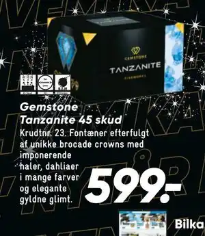 Bilka Gemstone Tanzanite 45 skud tilbud