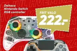 Bilka Deltaco Nintendo Switch RGB controller tilbud