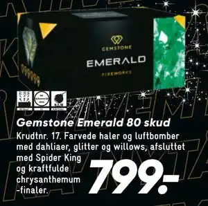Bilka Gemstone Emerald 80 skud tilbud