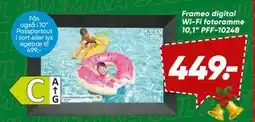 Bilka Frameo digital Wi-Fi fotoramme 10,1” PFF-1024B tilbud