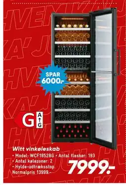 Bilka Witt vinkøleskab tilbud