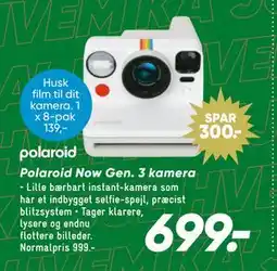 Bilka Polaroid Now Gen. 3 kamera tilbud