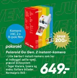 Bilka Polaroid Go Gen. 2 instant-kamera tilbud