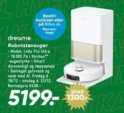 Bilka Robotstøvsuger tilbud