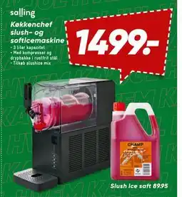 Bilka Køkkenchef slush- og softicemaskine tilbud