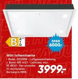 Bilka Witt loftemhætte tilbud
