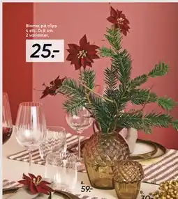 Bilka Blomst på clips tilbud