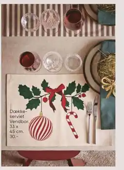 Bilka Dækkeserviet Vendbar tilbud
