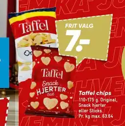 Bilka Taffel chips tilbud
