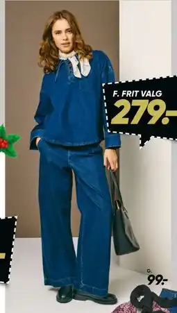 Bilka Denimskjorte eller -bukser tilbud