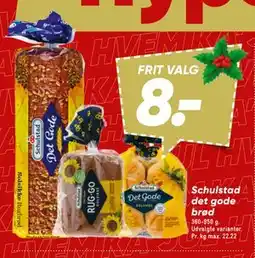 Bilka Schulstad det gode brød tilbud