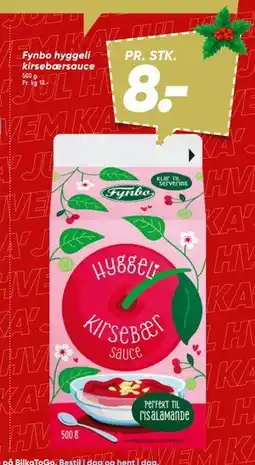 Bilka Fynbo hyggeli kirsebærsauce tilbud