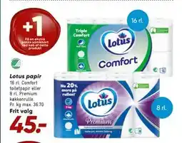 Bilka Lotus papir tilbud