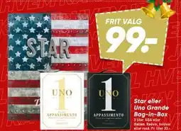 Bilka Star eller Uno Grande Bag-in-Box tilbud