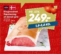 Bilka Krogmodnet flæskesteg af dansk gris tilbud