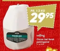 Bilka Oscar hel fersk pekingand tilbud