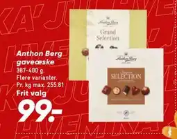Bilka Anthon Berg gaveæske tilbud