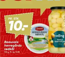 Bilka Beauvais herregårds rødkål tilbud