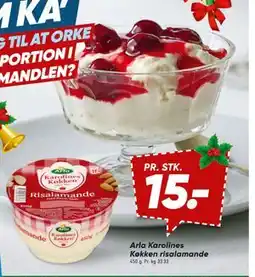 Bilka Arla Karolines Køkken risalamande tilbud