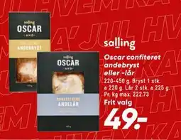 Bilka Oscar confiteret andebryst eller lår tilbud
