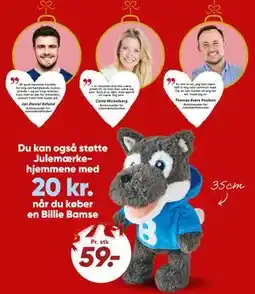 Bilka Billie Bamse tilbud
