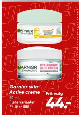 Bilka Garnier skin-Active creme tilbud