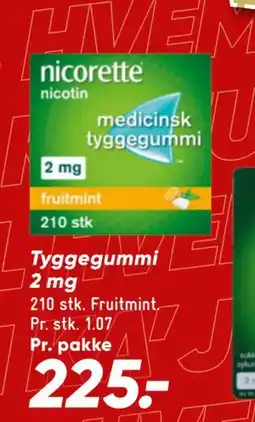 Bilka Tyggegummi 2 mg tilbud