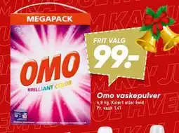 Bilka Omo vaskepulver tilbud