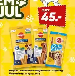 Bilka Pedigree Dentastix eller Pedigree Rodeo tilbud