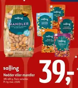 Føtex Nødder eller mandler tilbud