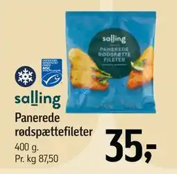 Føtex Panerede rødspættefileter tilbud