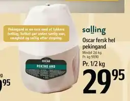 Føtex Oscar fersk hel pekingand tilbud