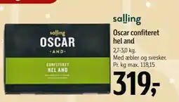 Føtex Oscar confiteret hel and tilbud