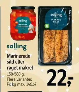 Føtex Marinerede sild eller røget makrel tilbud