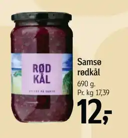 Føtex Samsø rødkål tilbud