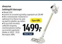 Føtex Ledningsfri støvsuger tilbud