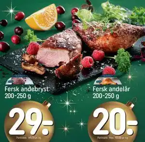 Fersk andelår 200-250 g