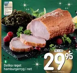 REMA 1000 Delika røget hamburgerryg i net tilbud