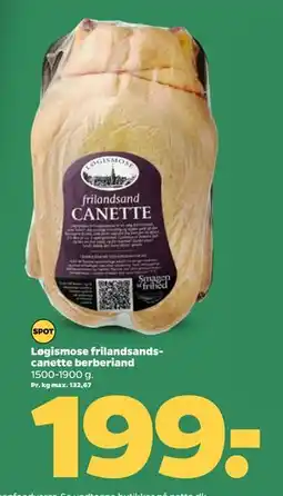 Netto Løgismose frilandsandscanette berberiand tilbud