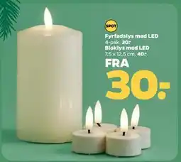 Netto Bloklys med LED tilbud