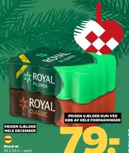 Netto Royal øl tilbud