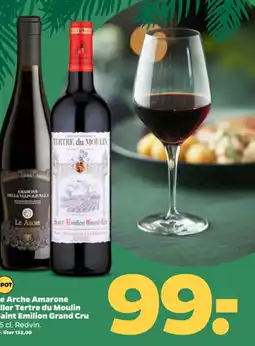 Netto Le Arche Amarone eller Tertre du Moulin Saint Emilion Grand Cru tilbud