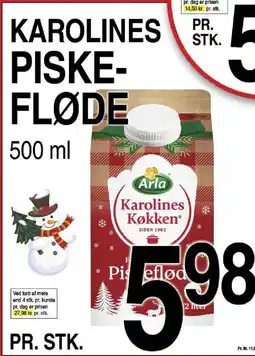 ABC Lavpris Karolines piske- fløde tilbud