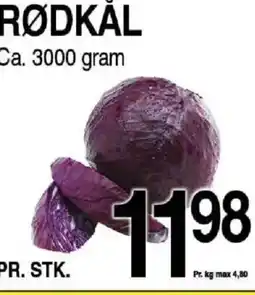 ABC Lavpris Rødkål tilbud