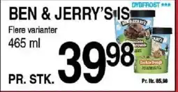 ABC Lavpris Ben & jerry's is tilbud