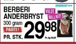 ABC Lavpris Berberi anderbryst tilbud