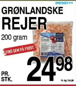 ABC Lavpris Dybfrost grønlandske rejer tilbud