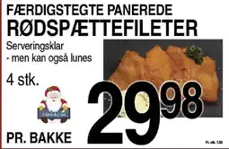 ABC Lavpris Færdigstegte panerede rødspættefileter tilbud