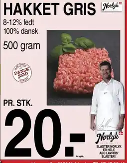 ABC Lavpris Hakket gris norlyk tilbud