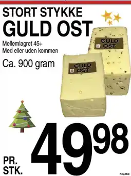 ABC Lavpris Stort stykke guld ost tilbud